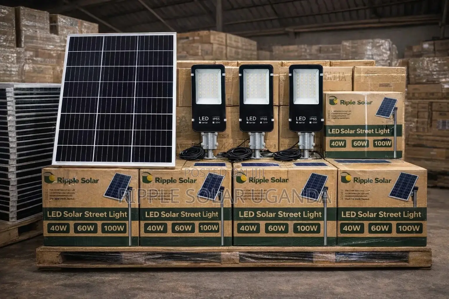 40w Solar Street Light Waterproof Security Outdoor Kampala