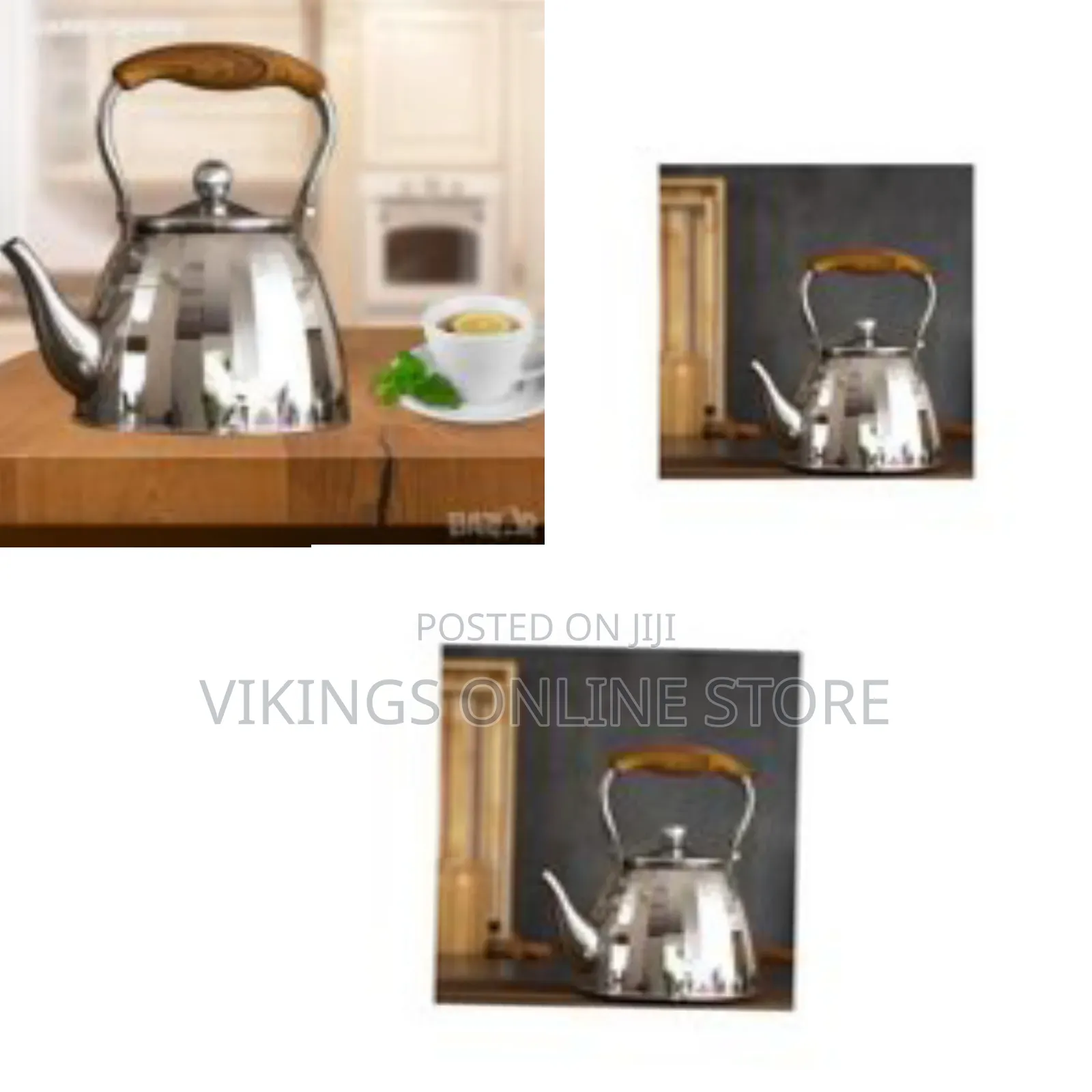3 Litre Stovepot Stainless Steel Whistling Kettle With Fine Strainer
