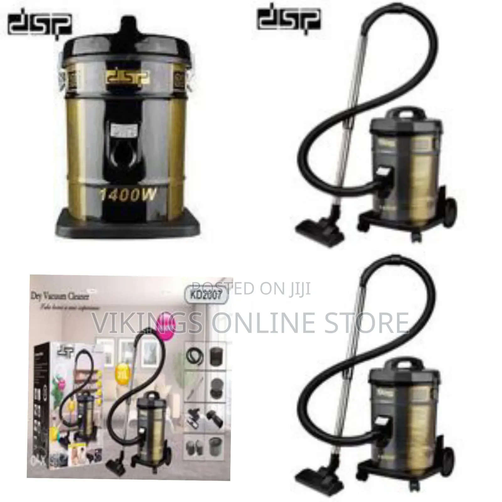DSP 21 Liter Commercial Vacuum Cleaner- Brown