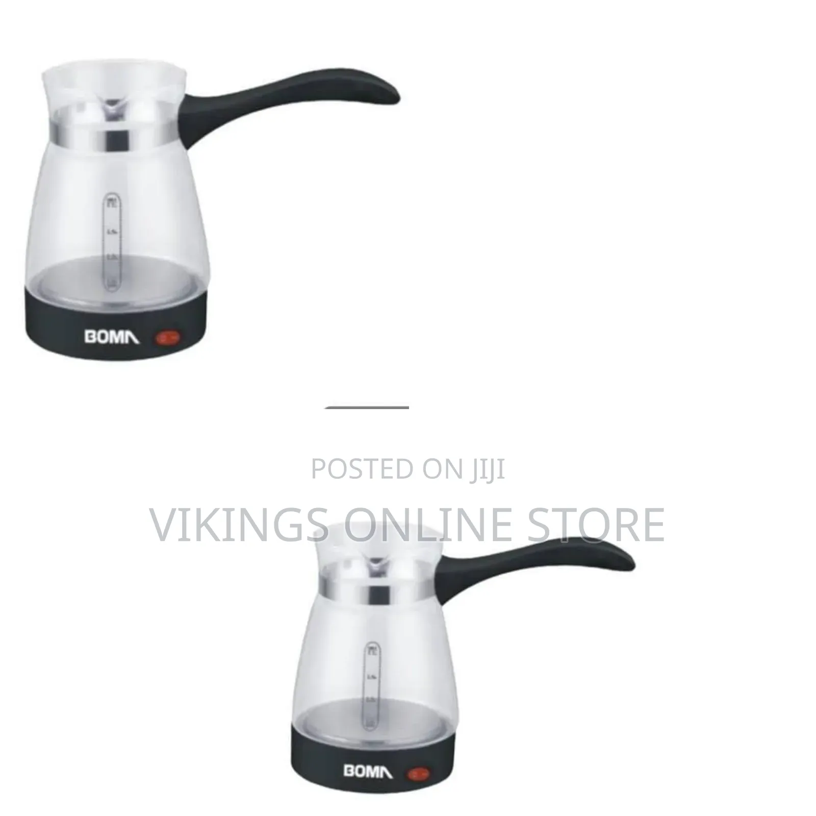Boma Grand Electronic Turkish Coffee Pot Glass Kettle With Separate