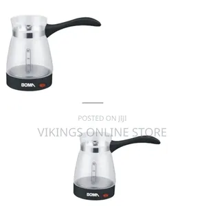 Boma Grand Electronic Turkish Coffee Pot Glass Kettle With Separate