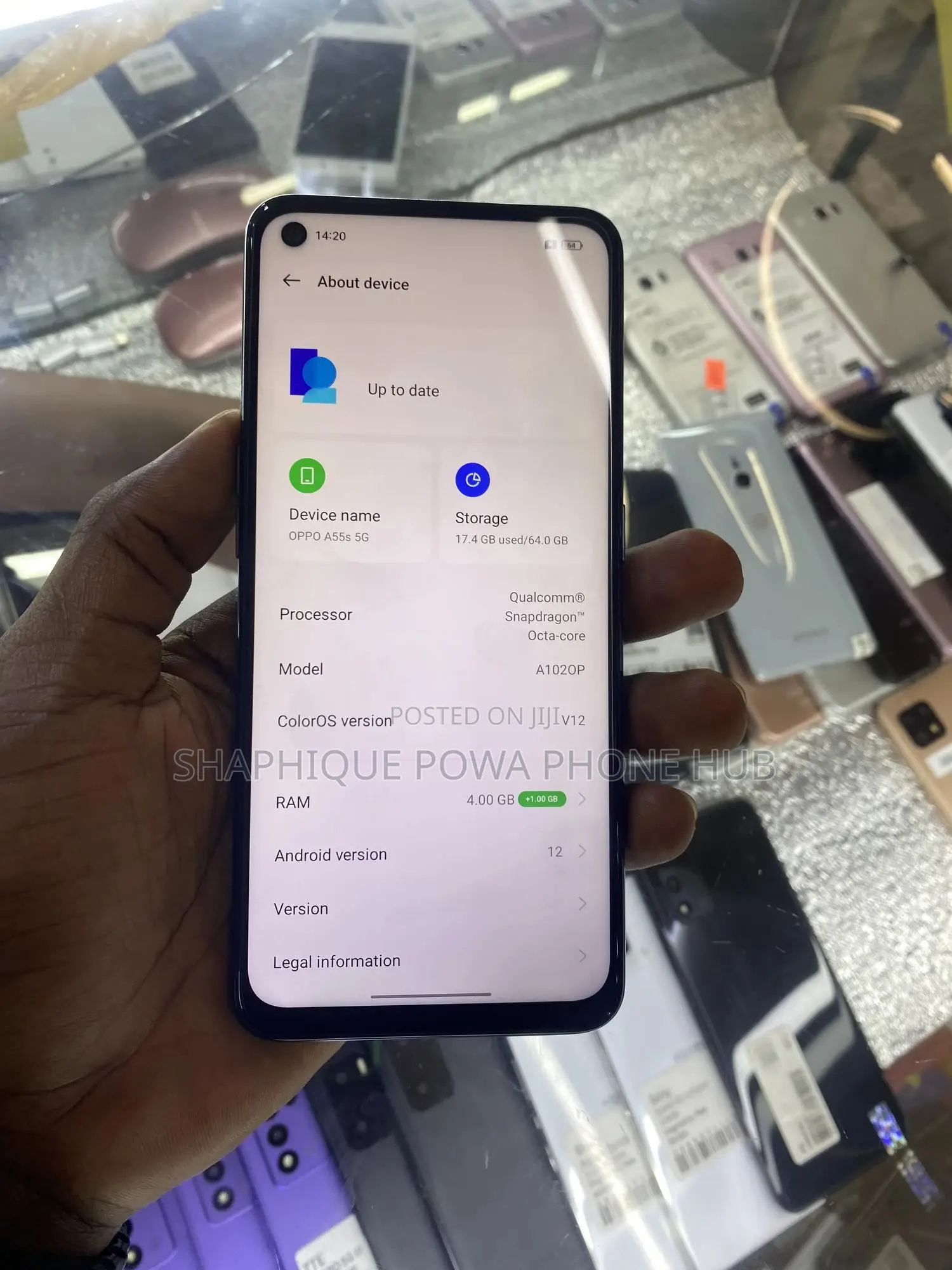 Oppo A55s 128 GB Gray