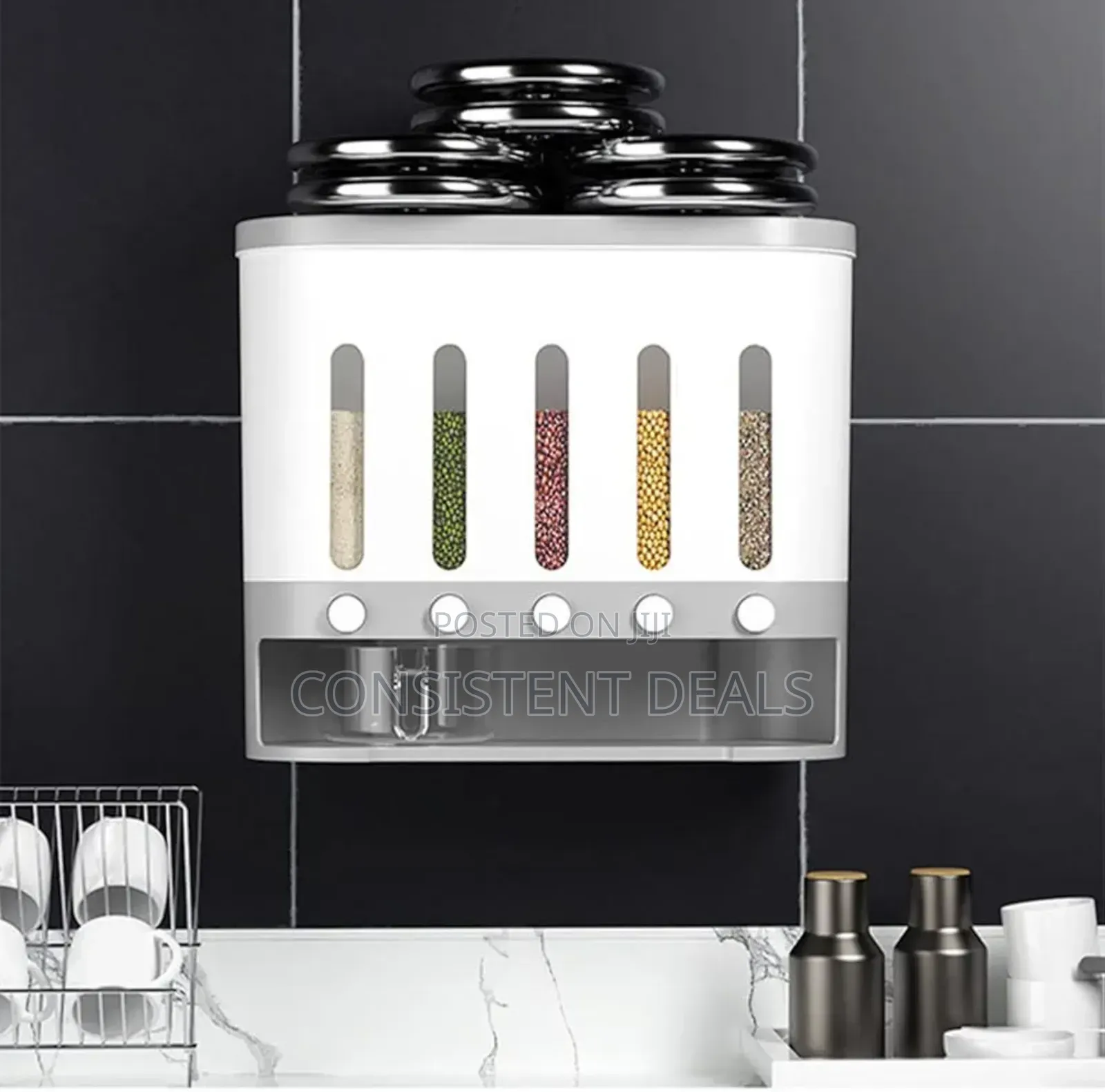 5 Partition Cereal Dispenser