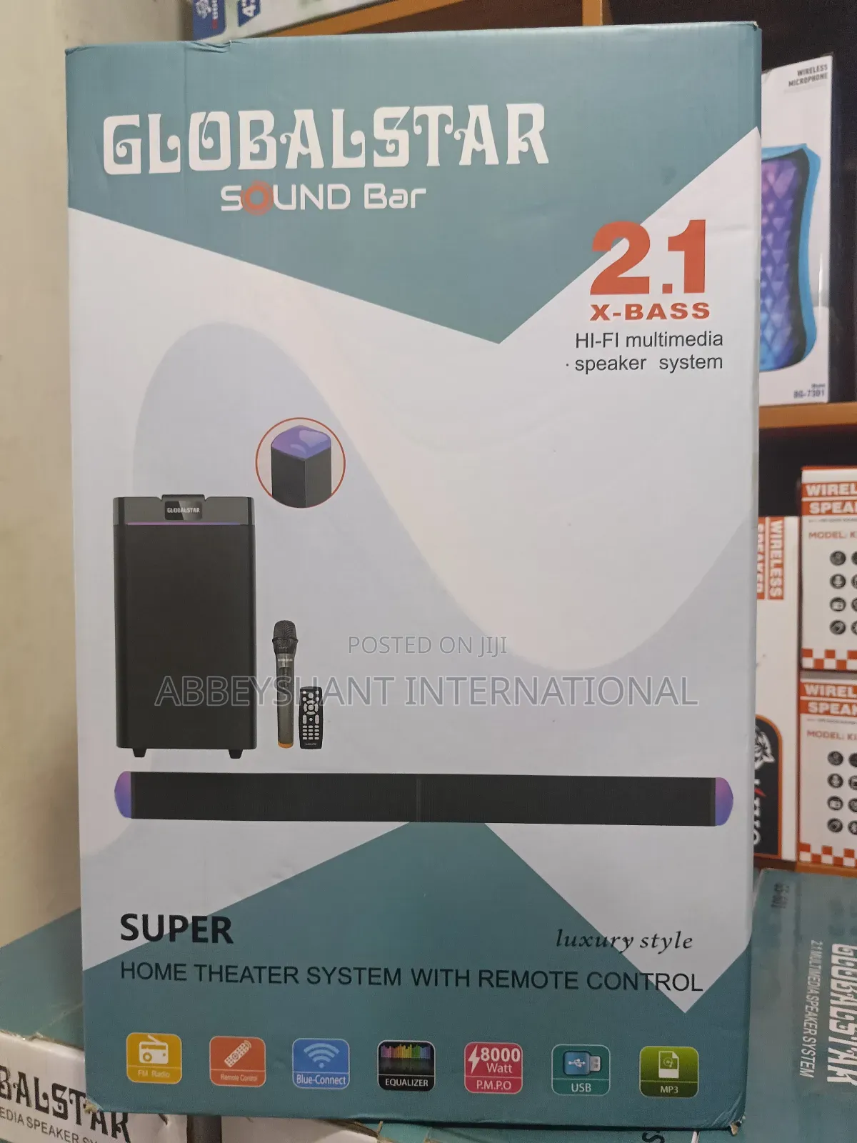 Soundbar Microphone Speaker 2.1 X-Bass Speaker System