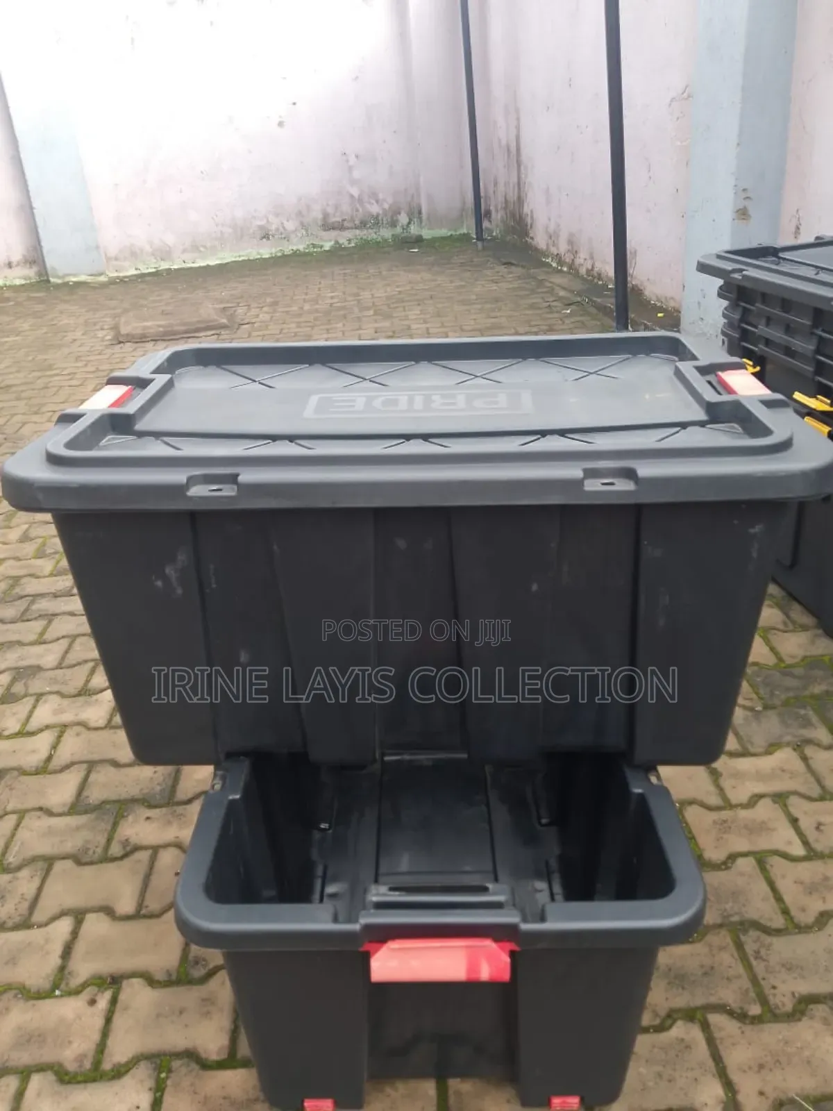 160ltr Durable Stackable Plastic Storage Container