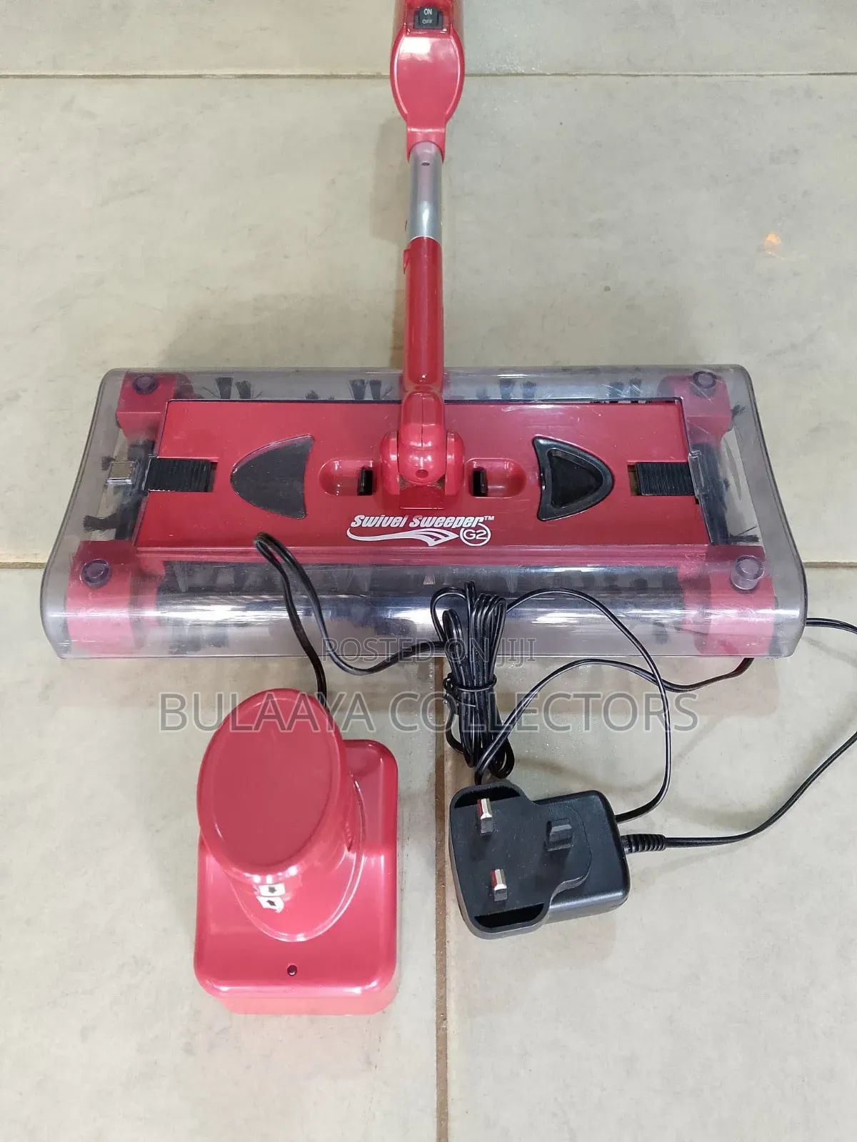 Uk Used Swivel Sweeper G6 Cordless Electric Sweeper/ Electric Broom.