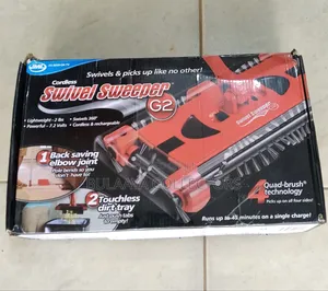 Uk Used Swivel Sweeper G6 Cordless Electric Sweeper/ Electric Broom.