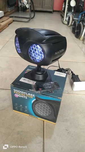 Uk Used Nacatin Brand "Snowflake Projector Light" Shaped Like an Owl.