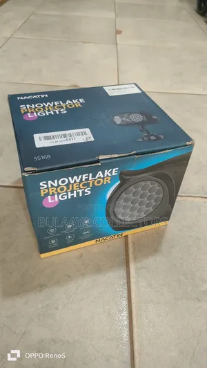 Uk Used Nacatin Brand "Snowflake Projector Light" Shaped Like an Owl.