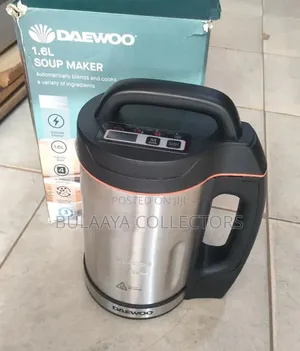 Uk Used Daewoo 1.6l 1000w Stainless Steel Soup Maker.