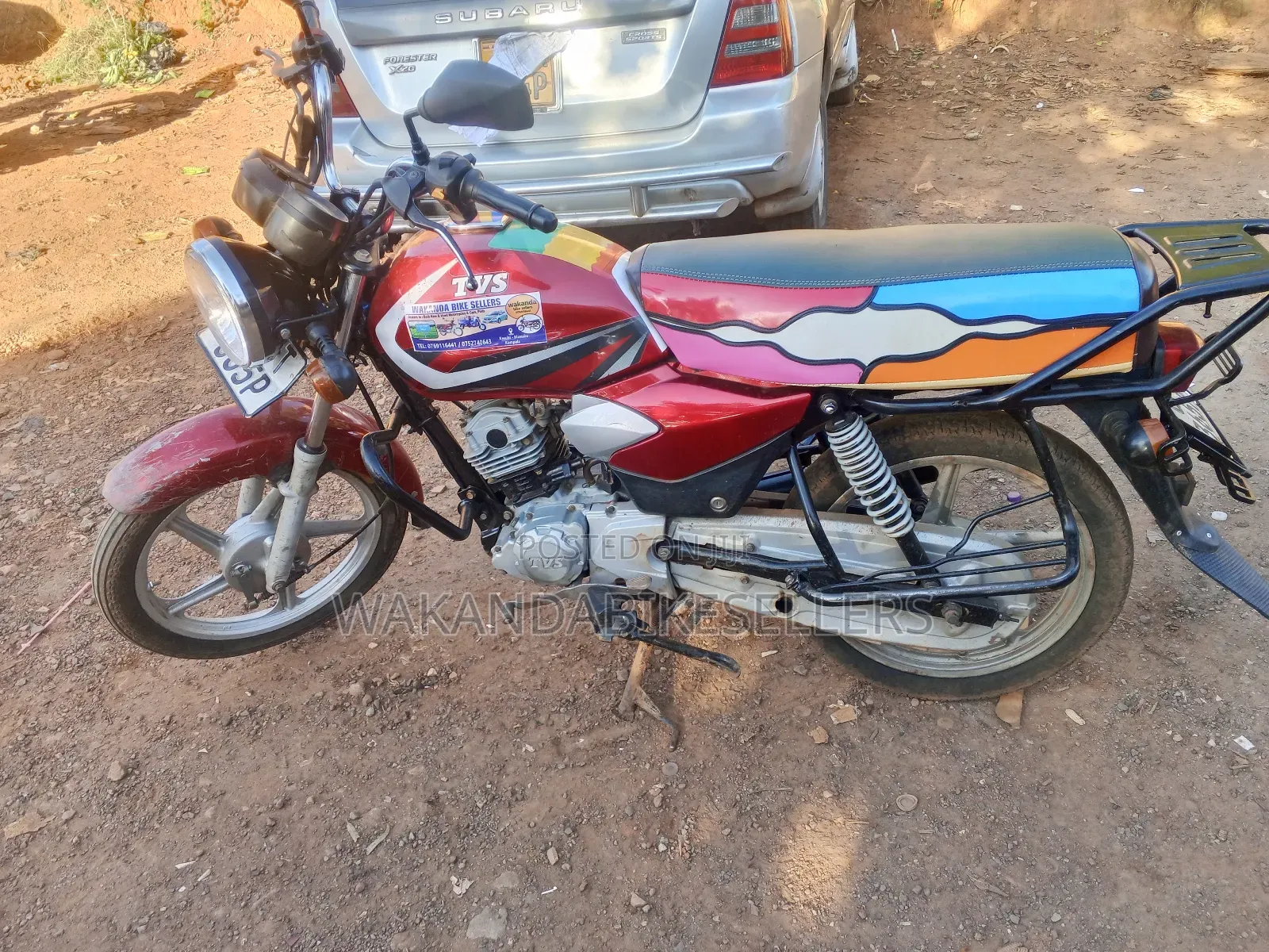 TVS HLX 125 2023 Red