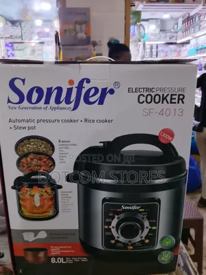 8l Sonifer Sf-4013 Electric Pressure Cooker,