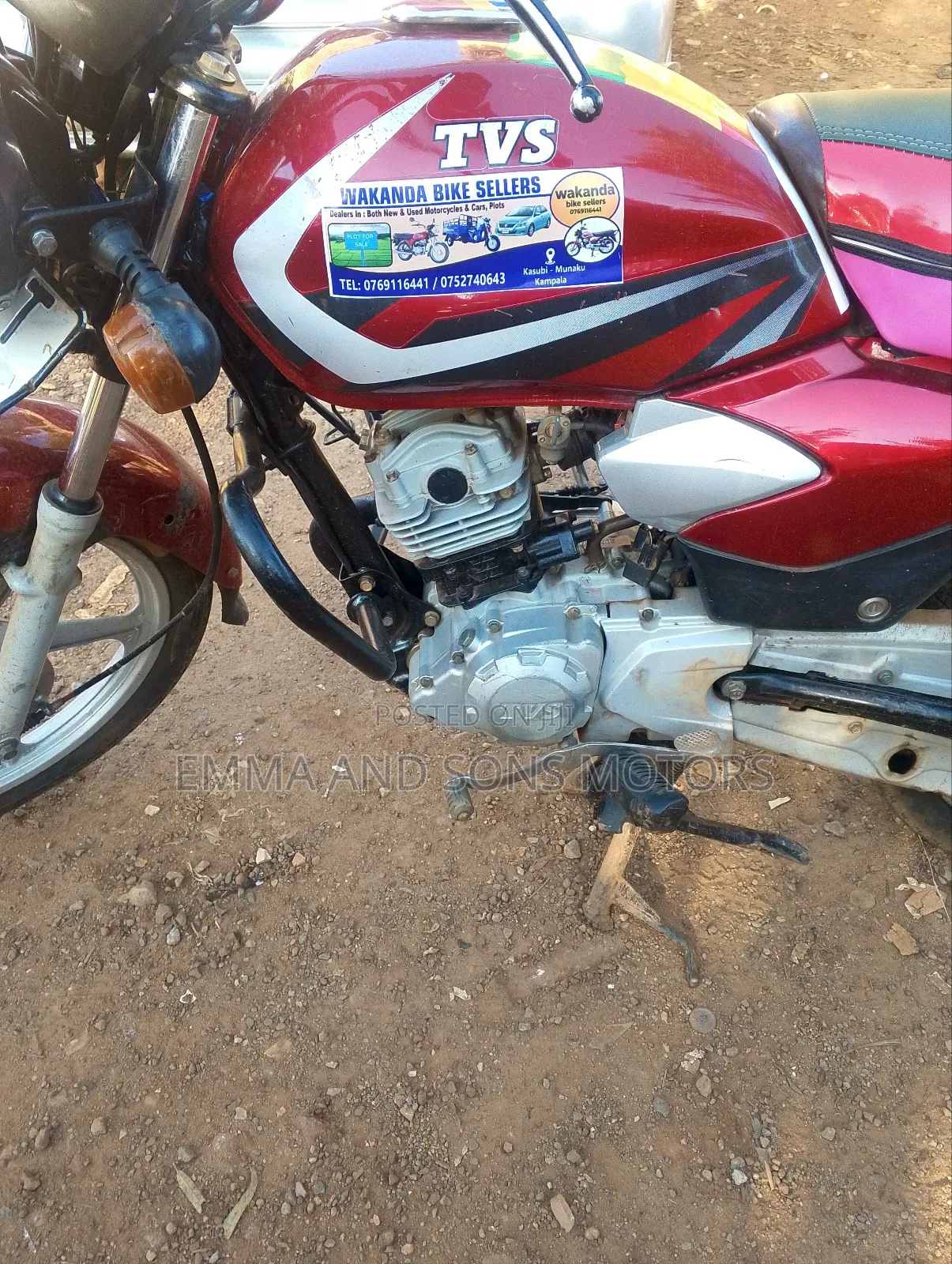 TVS HLX 125 2023 Red