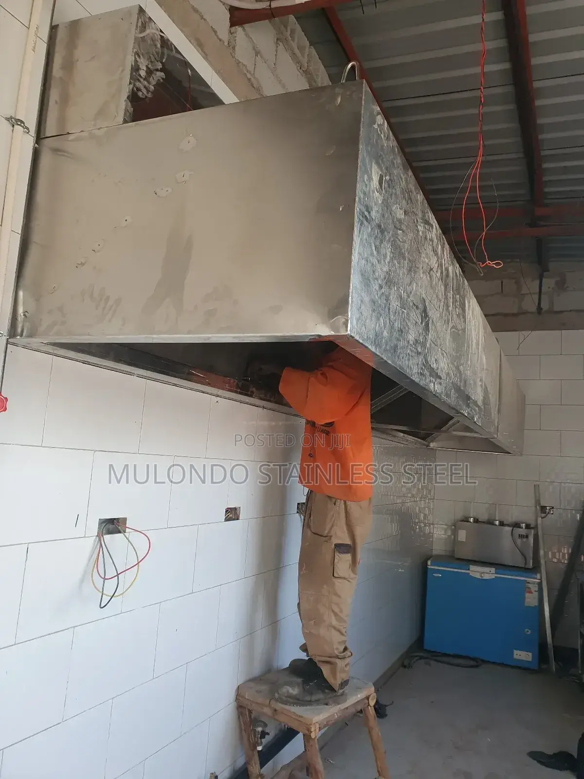 Commercial Stainless Chimney Kitchen Hood