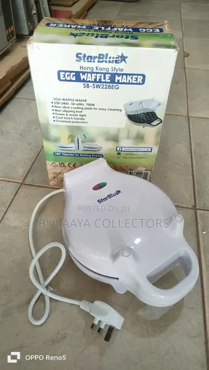 Uk Used Starblue Hong Kong Style Bubble Egg Waffle Maker.