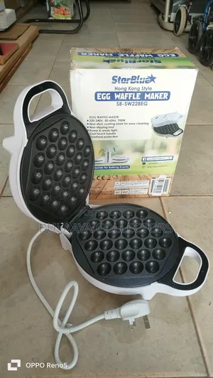 Uk Used Starblue Hong Kong Style Bubble Egg Waffle Maker.