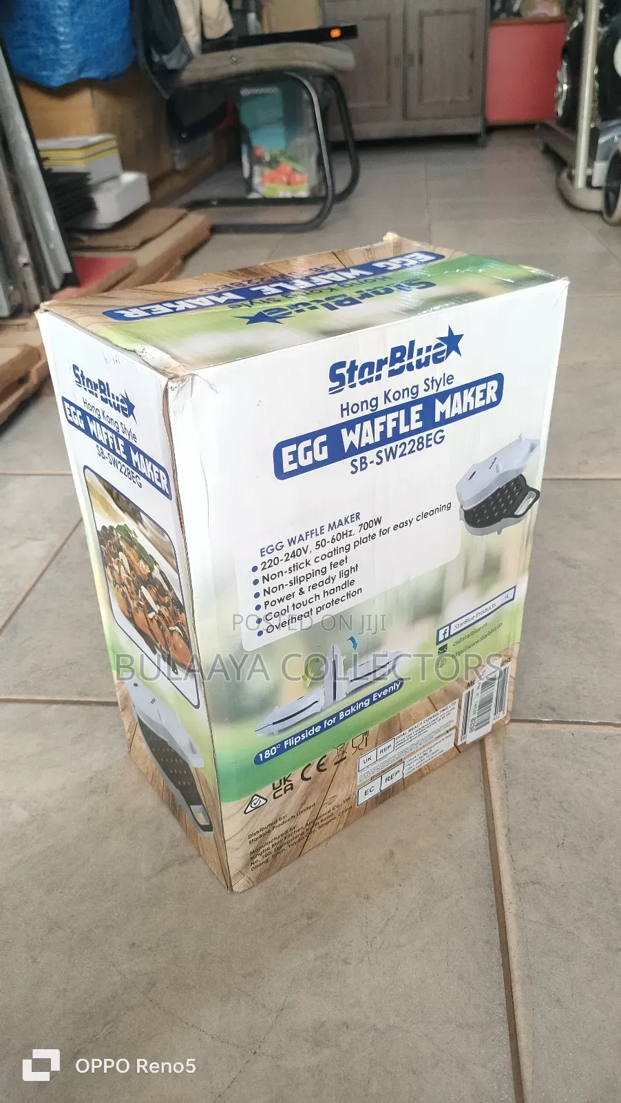 Uk Used Starblue Hong Kong Style Bubble Egg Waffle Maker.