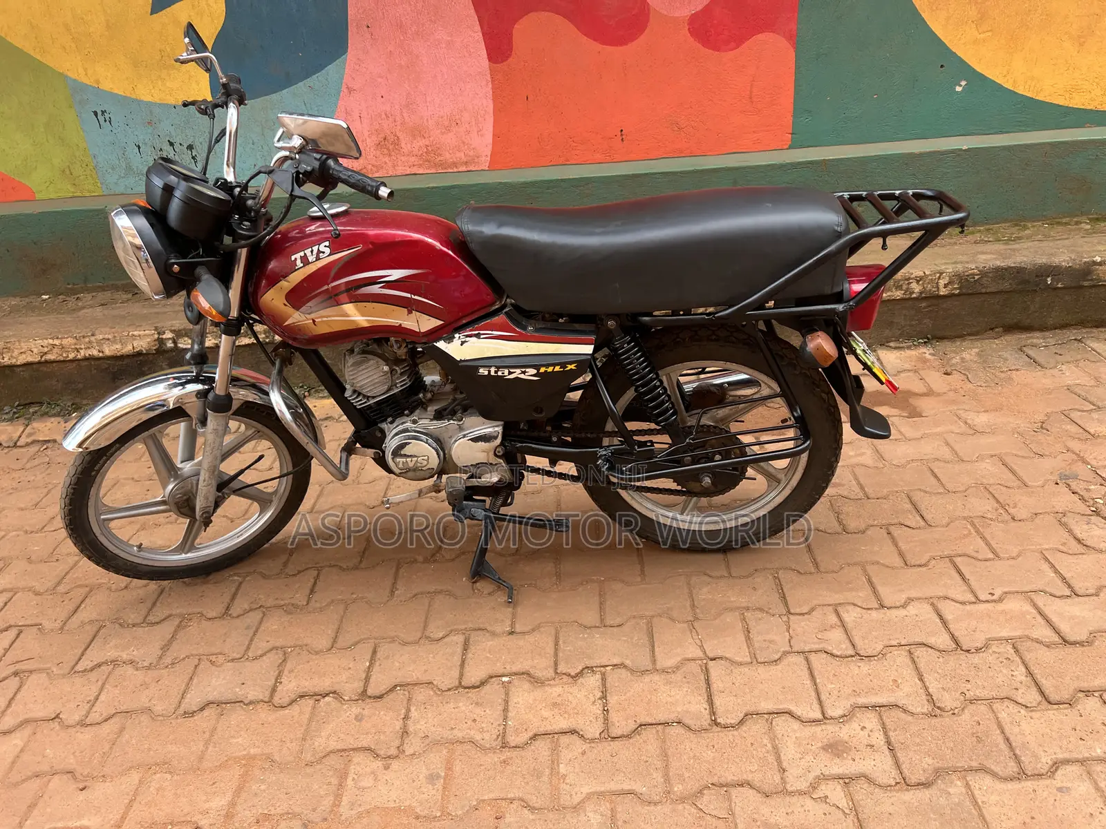 TVS XL 100 2018 Red