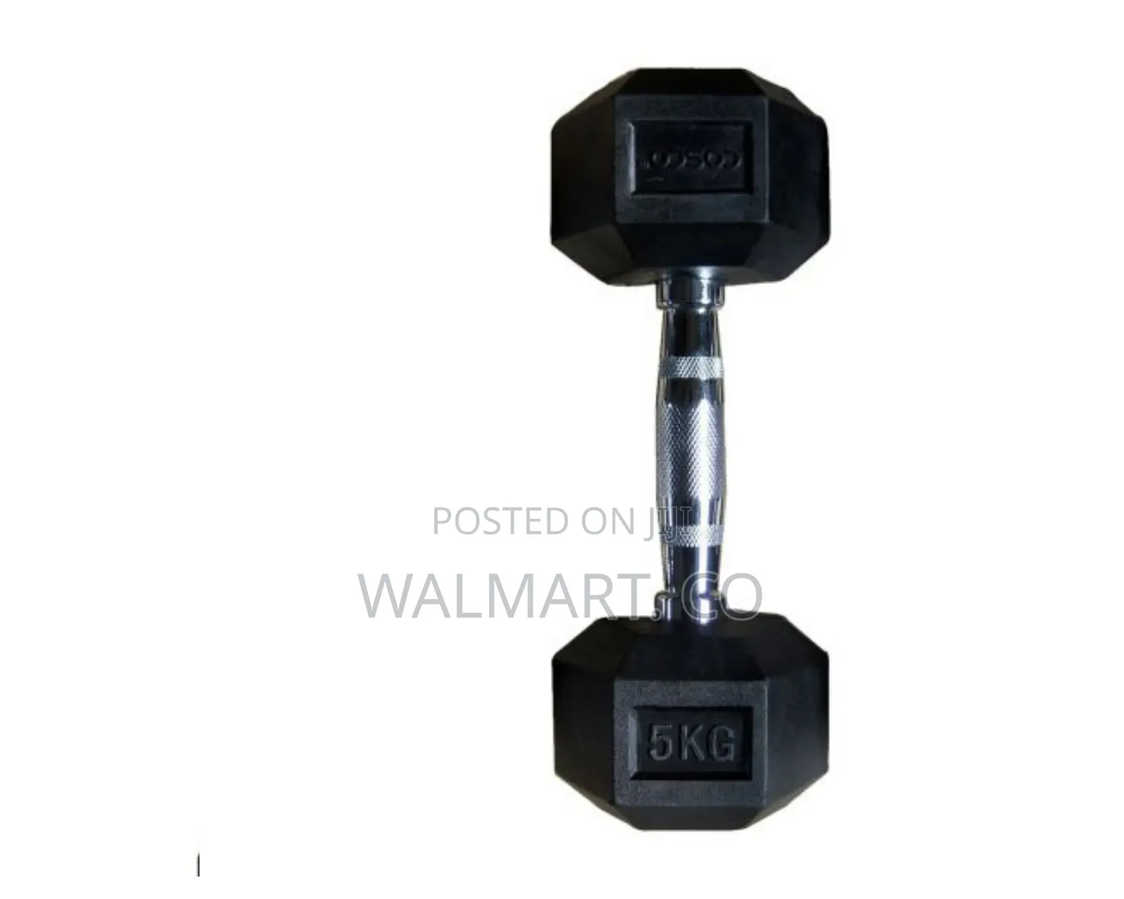 5kg Hex Exercise Dumbbell-Black