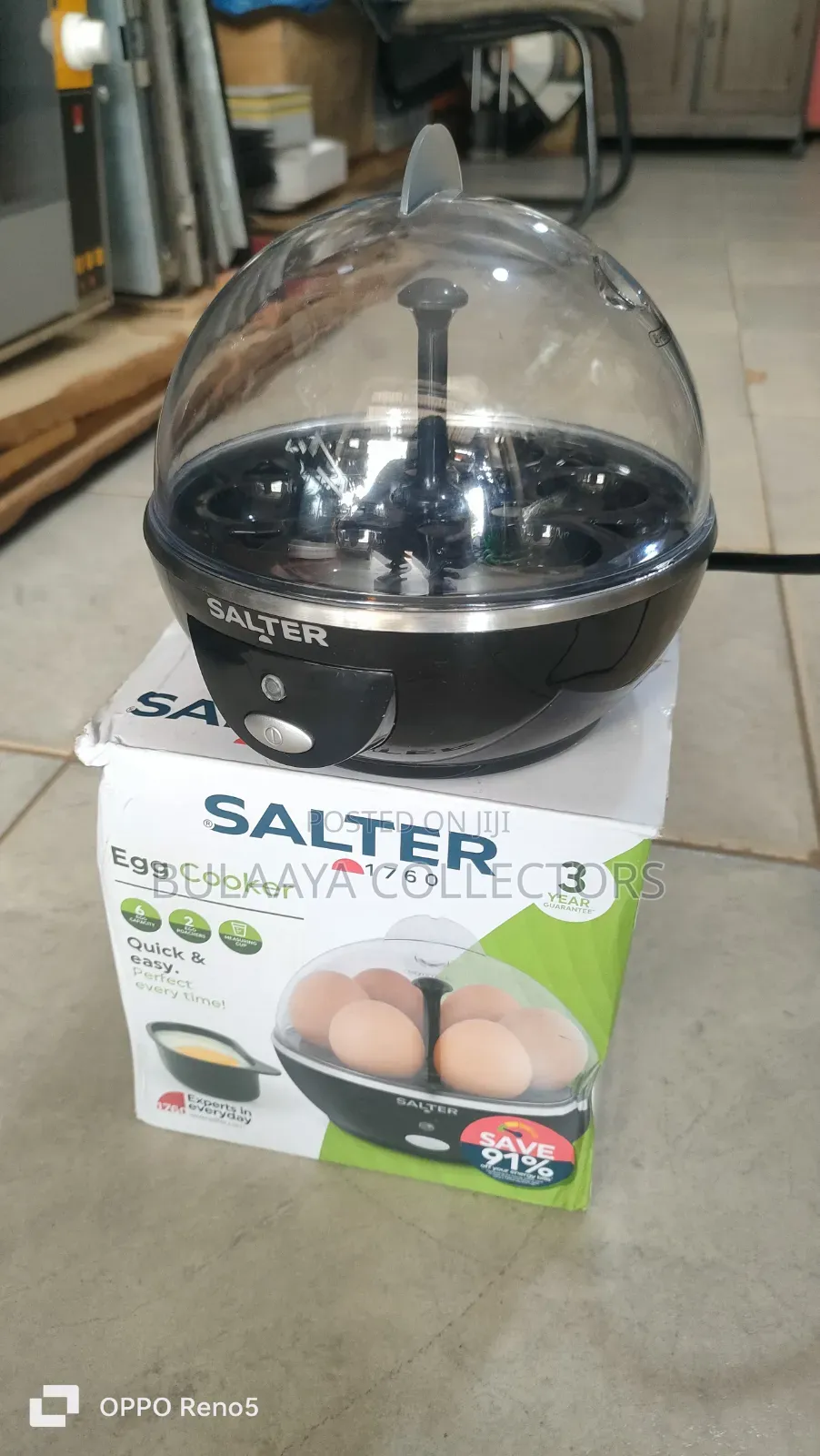 Uk Used Salter Electric Egg Cooker/ Egg Boiler.