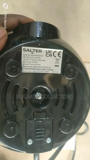 Uk Used Salter Electric Egg Cooker/ Egg Boiler.