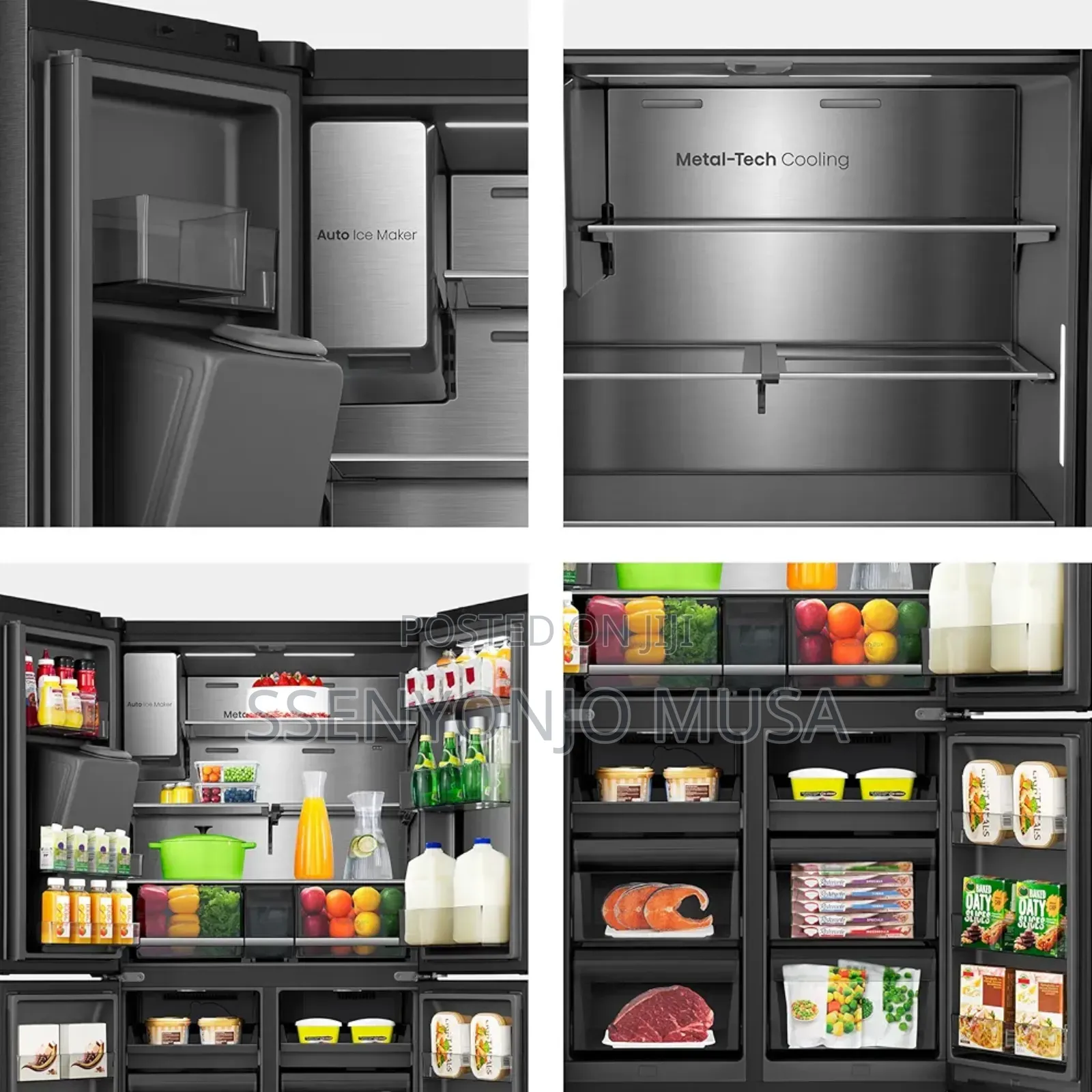 Hisense Knock Knock Fridge 780l – 4 Door French Door, Water Dispenser