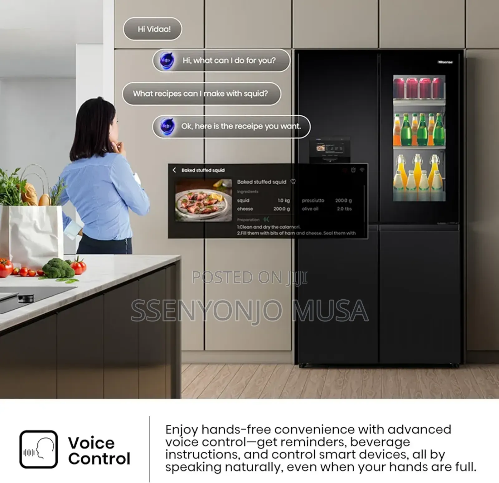 Hisense Knock Knock Fridge 780l – 4 Door French Door, Water Dispenser