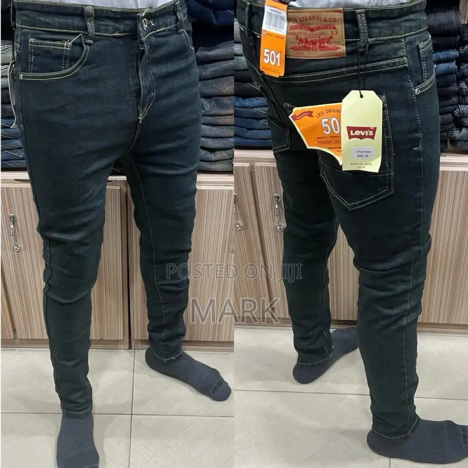 Non Fade Jeans {Stretch}