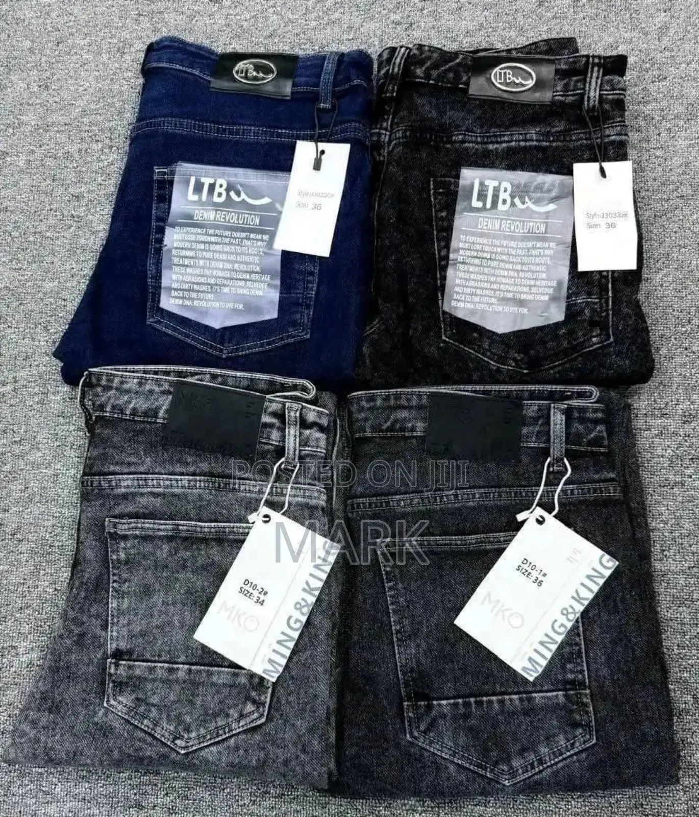 Non Fade Jeans {Stretch}