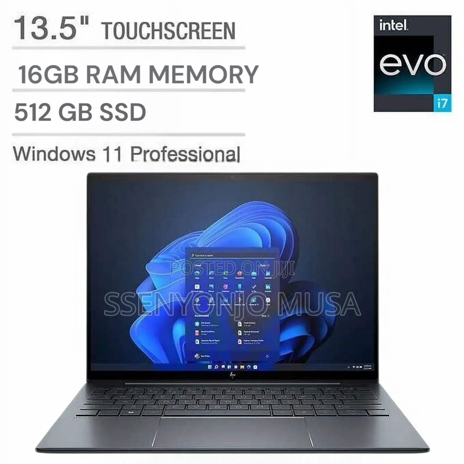 New Laptop HP Dragonfly G4 16GB Intel Core i7 SSD 512GB