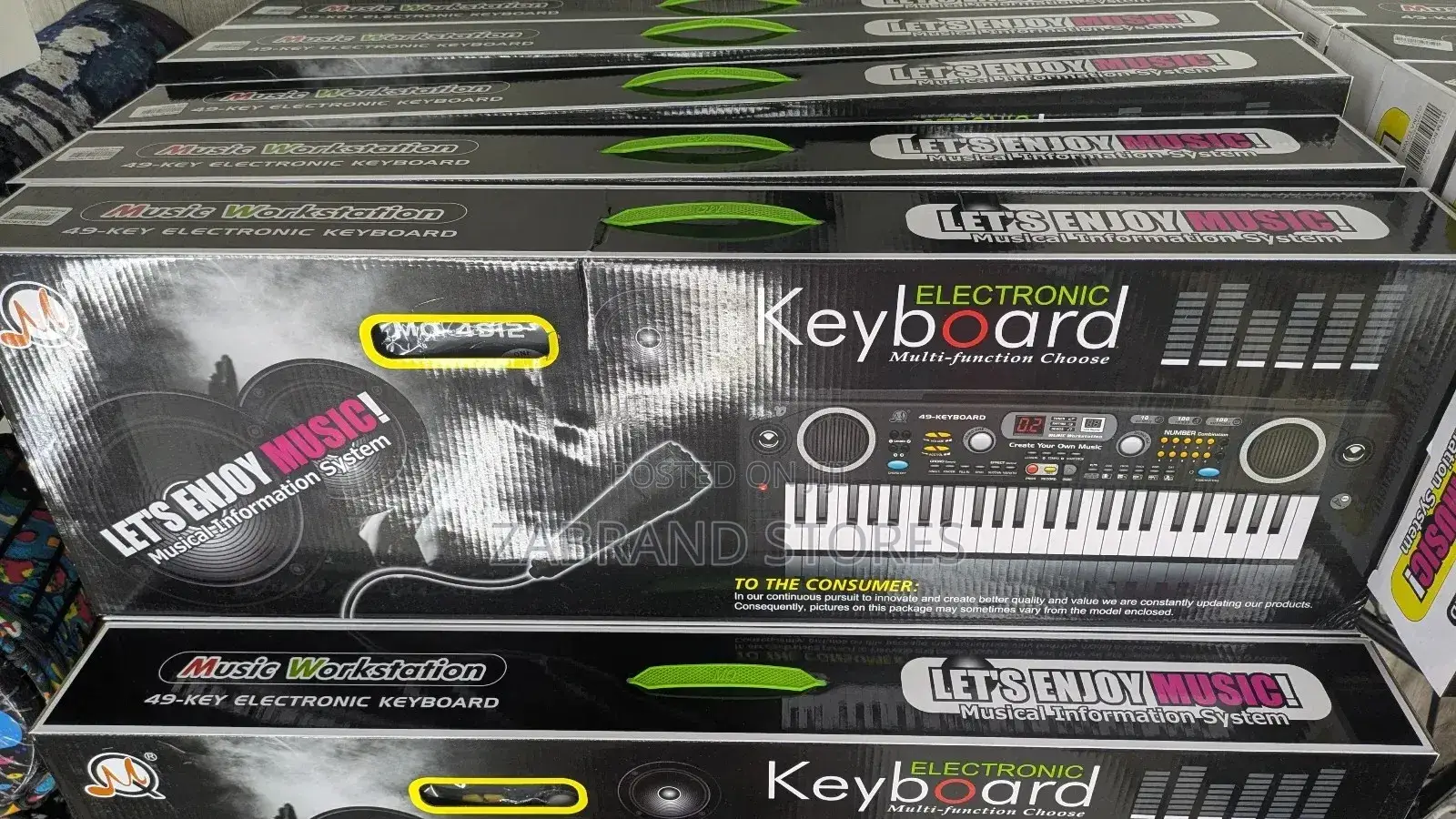 Portable Electronic Keyboard Piano 49 Keys