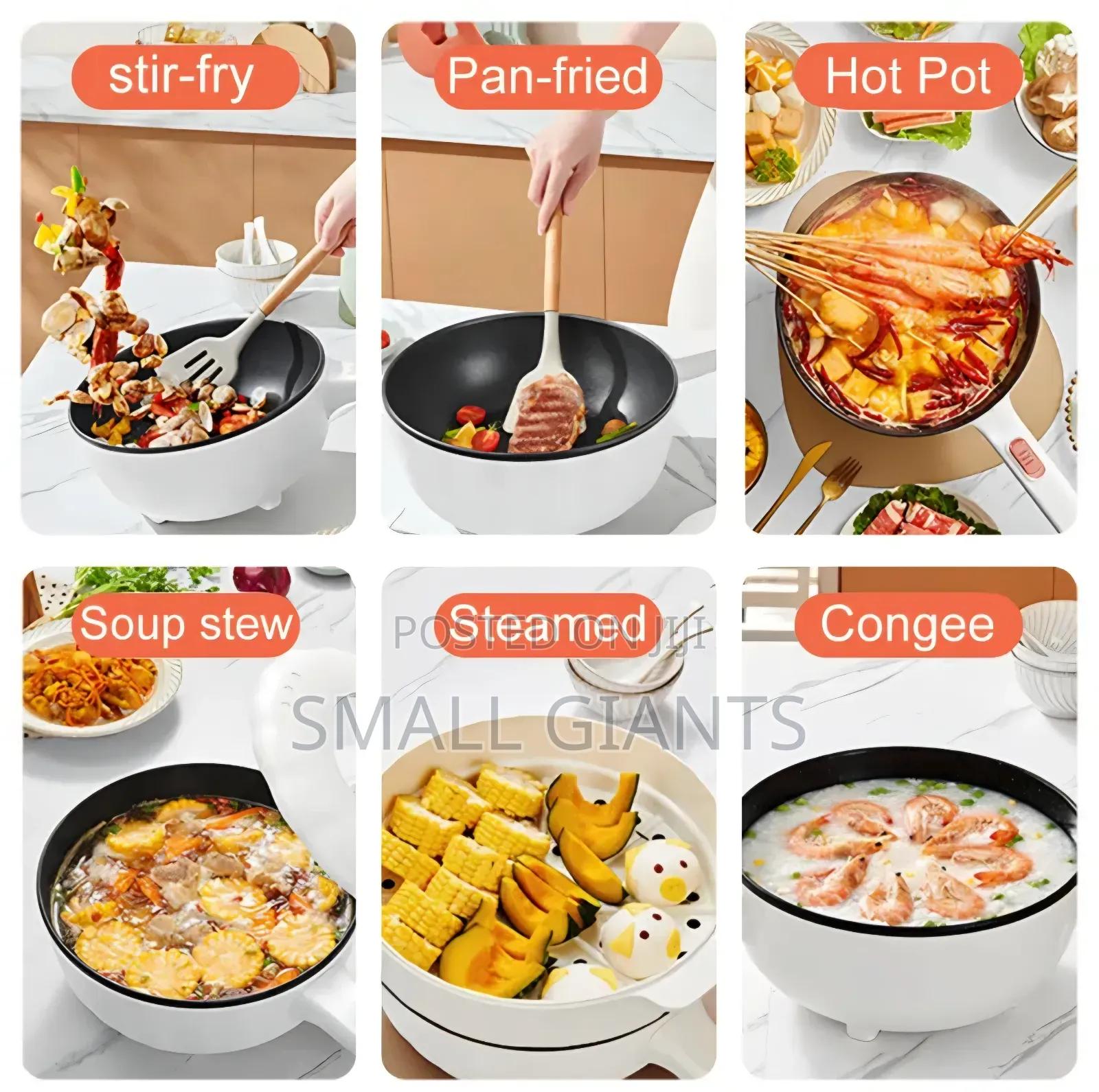 4l Multifunctional Electric Frying Pan