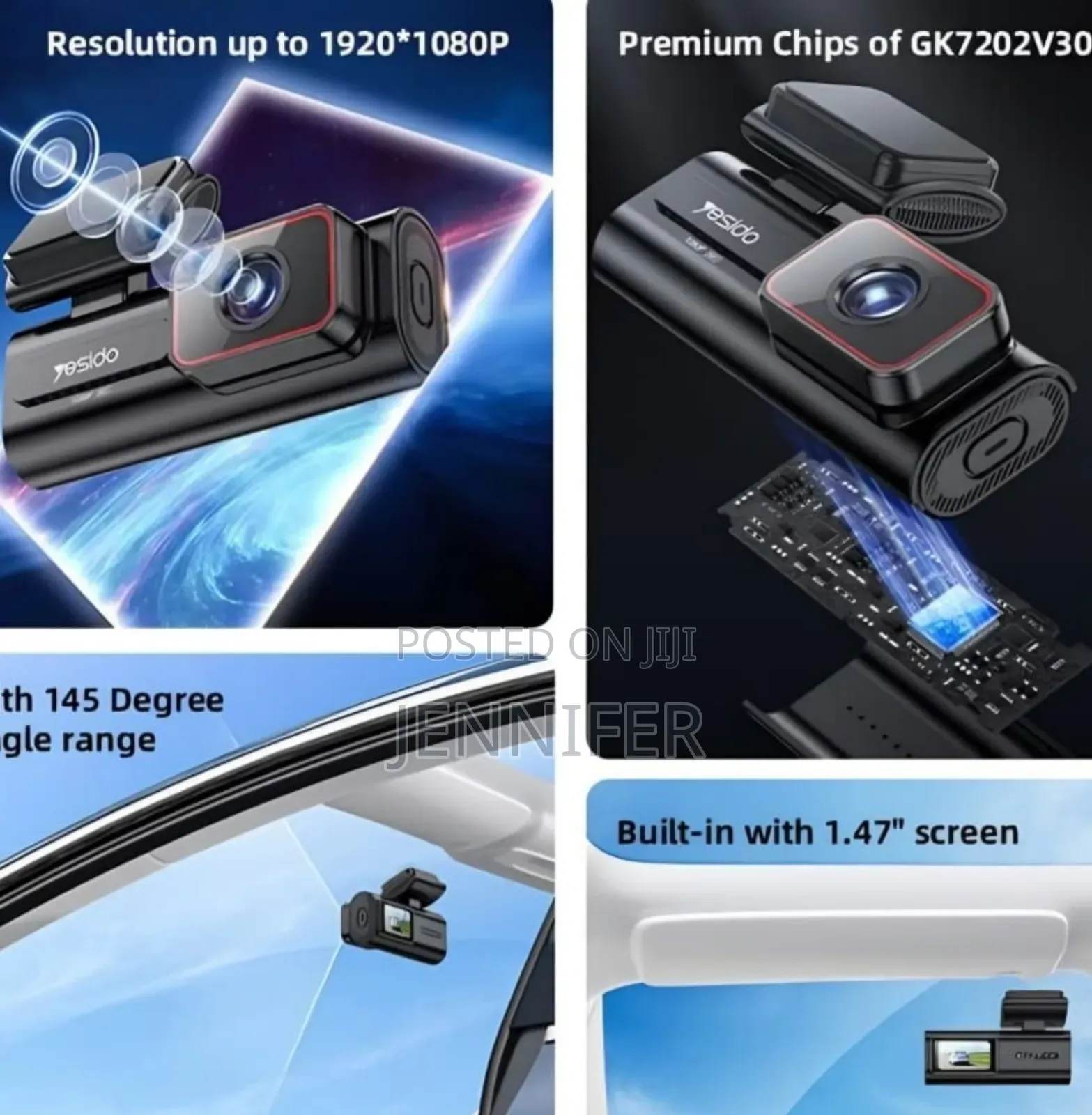 Yesido Km21 Car Dash Cam