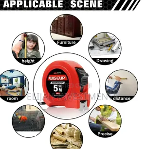 Wiseup 5metres Industrial Measuring Tape.