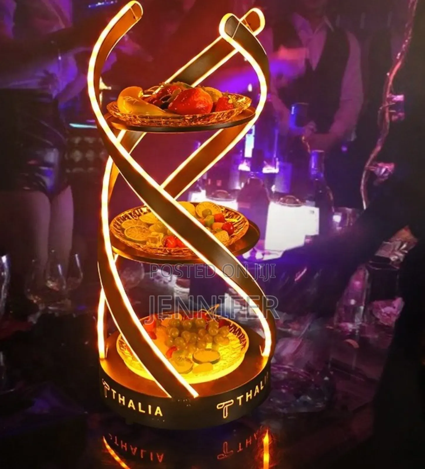 Led Spiral Fruit Plate