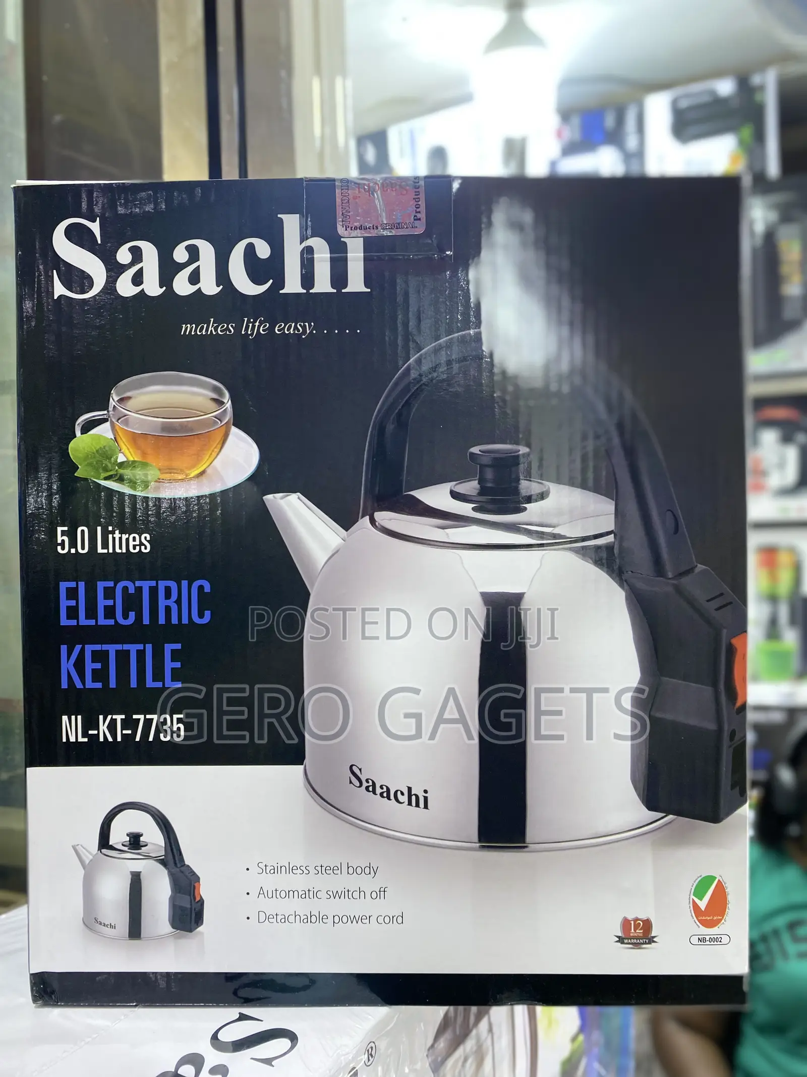 Electric Kettle (Model Nl-Kt-7743).