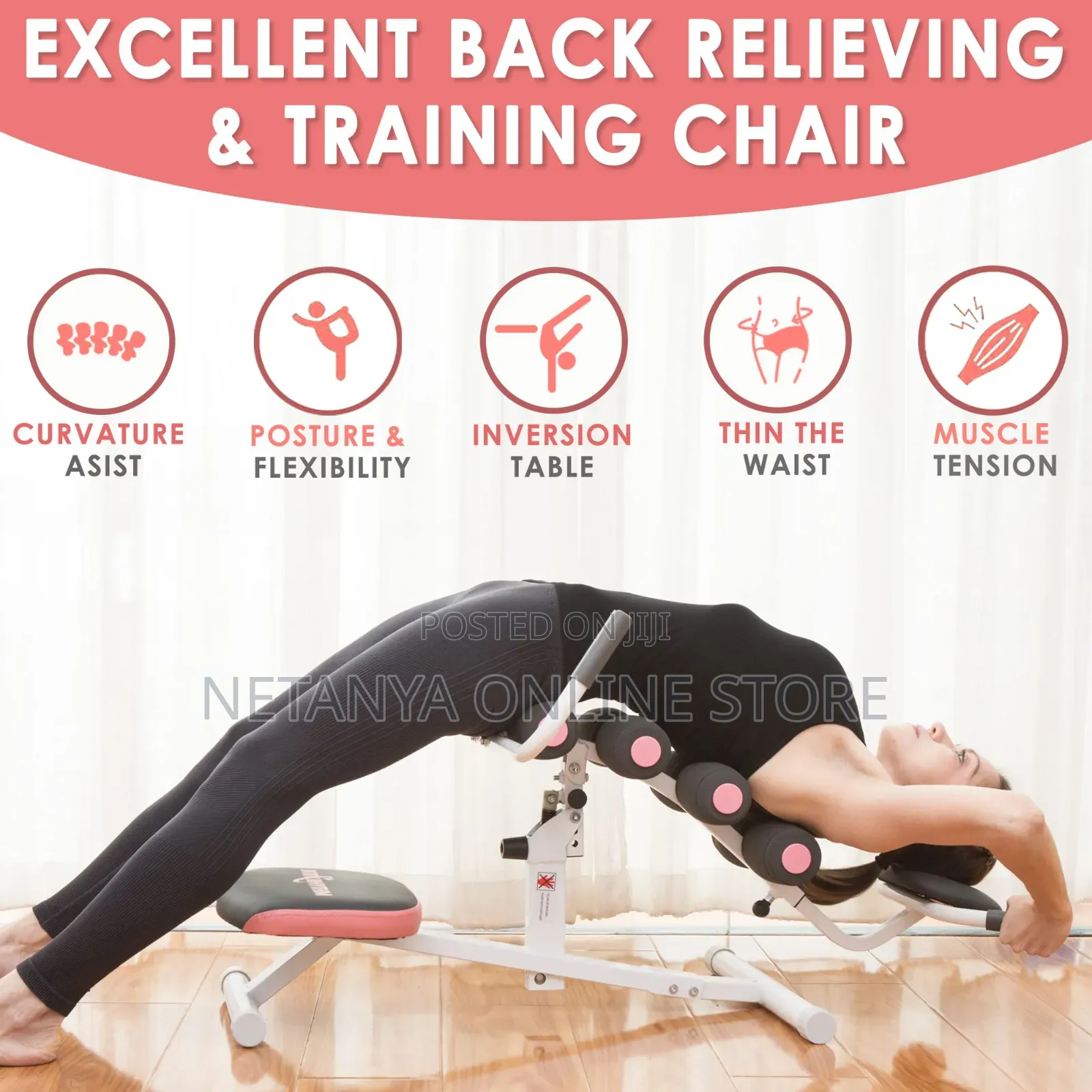 Multifunctional Work Out Chair for Core