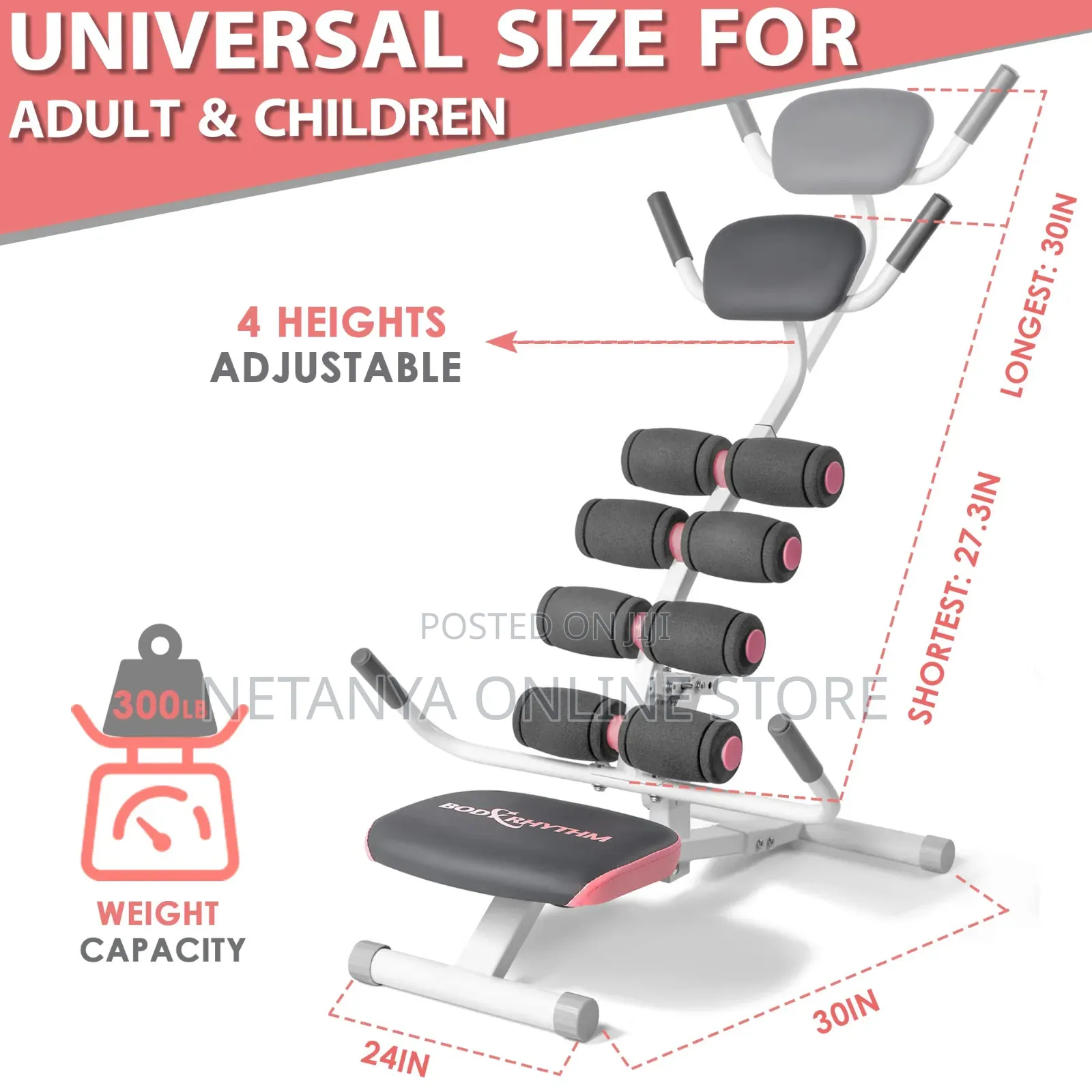 Multifunctional Work Out Chair for Core