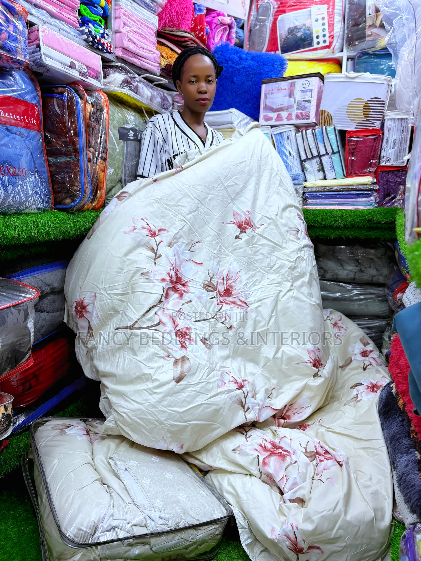 Pure Cotton Bedcover (12pcs) Floral