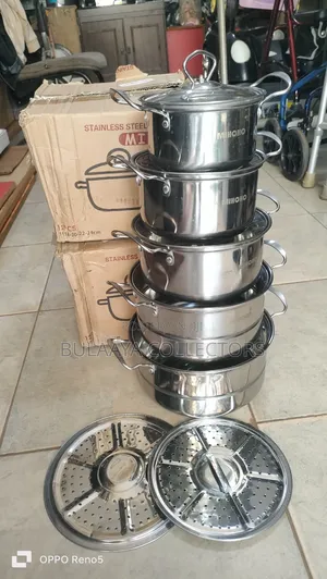 Uk Used Boxed Stainless Steel Cookware Set, From the Brand Mihoho.