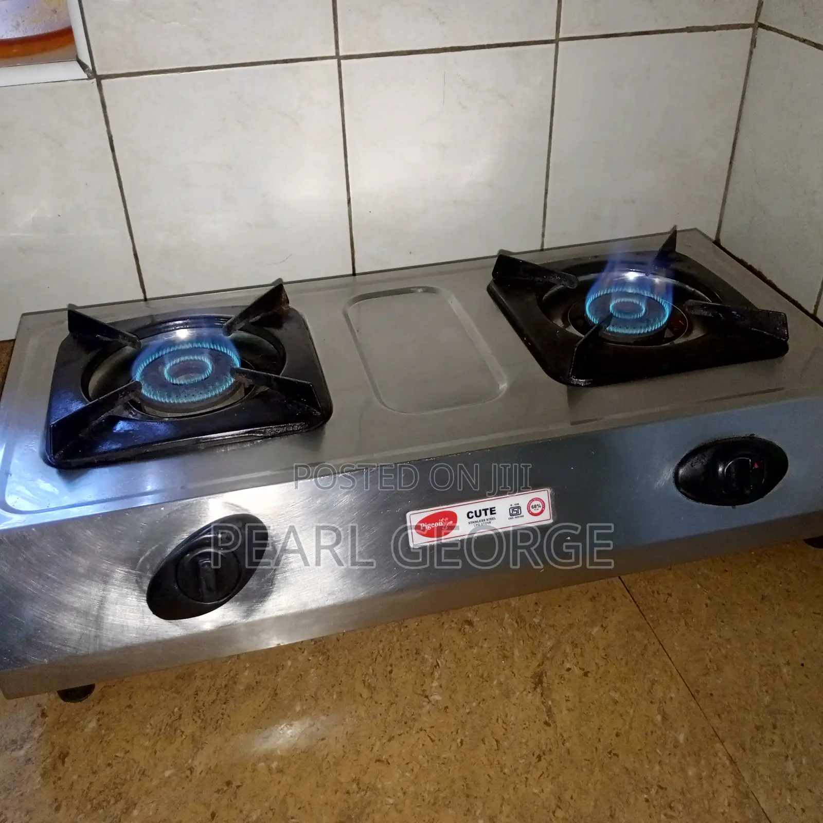 Pigeon Stainless Steel Gas Stove 2 Burner