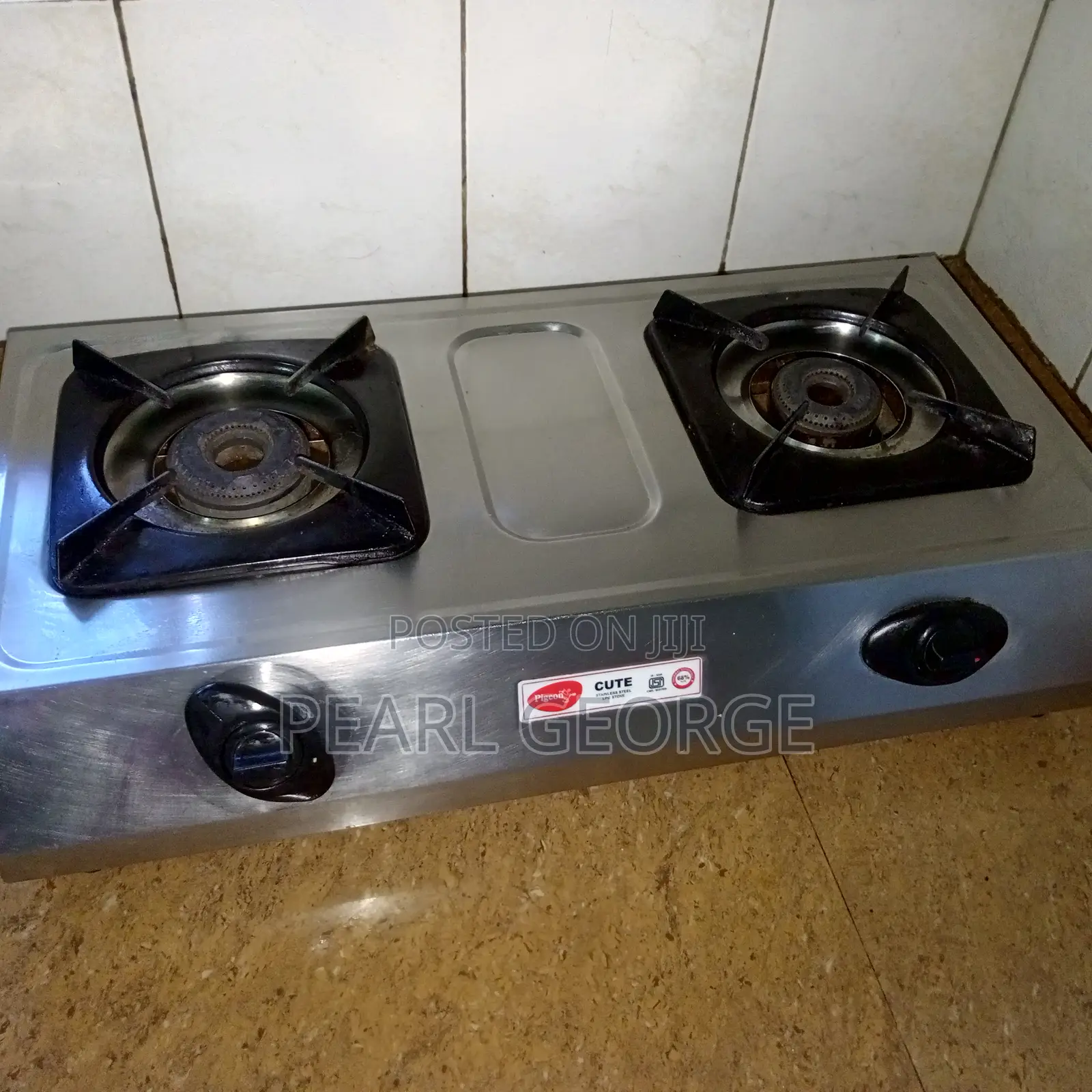 Pigeon Stainless Steel Gas Stove 2 Burner