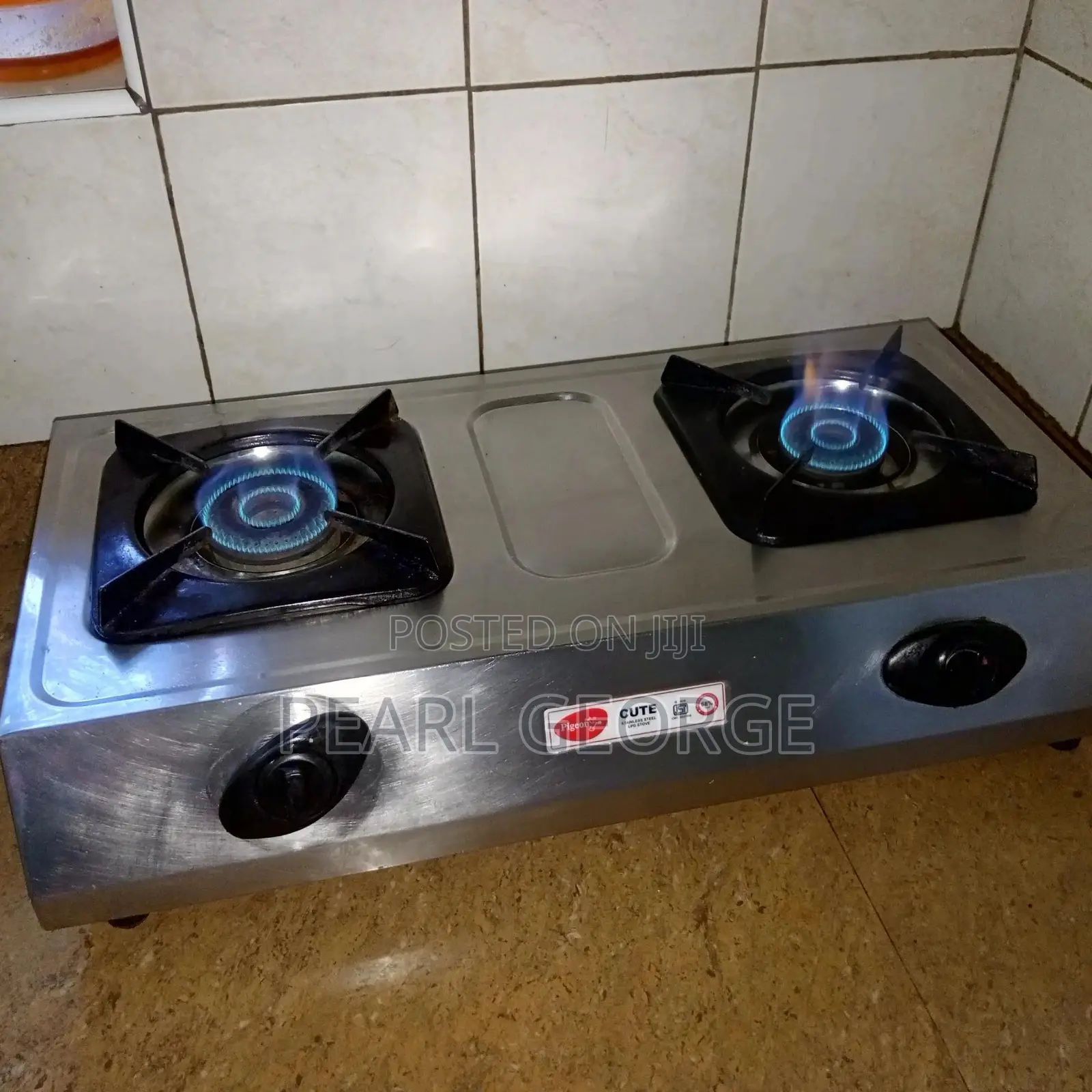 Pigeon Stainless Steel Gas Stove 2 Burner