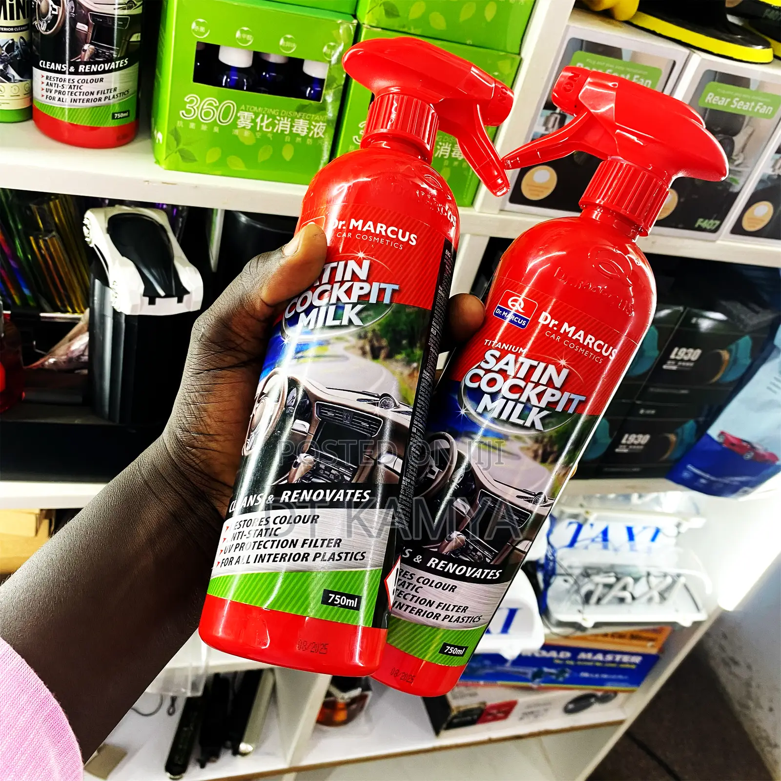 Dr. Marcus Satin Cockpit Milk - Car Dashboard Plastic Cleaner 750ml