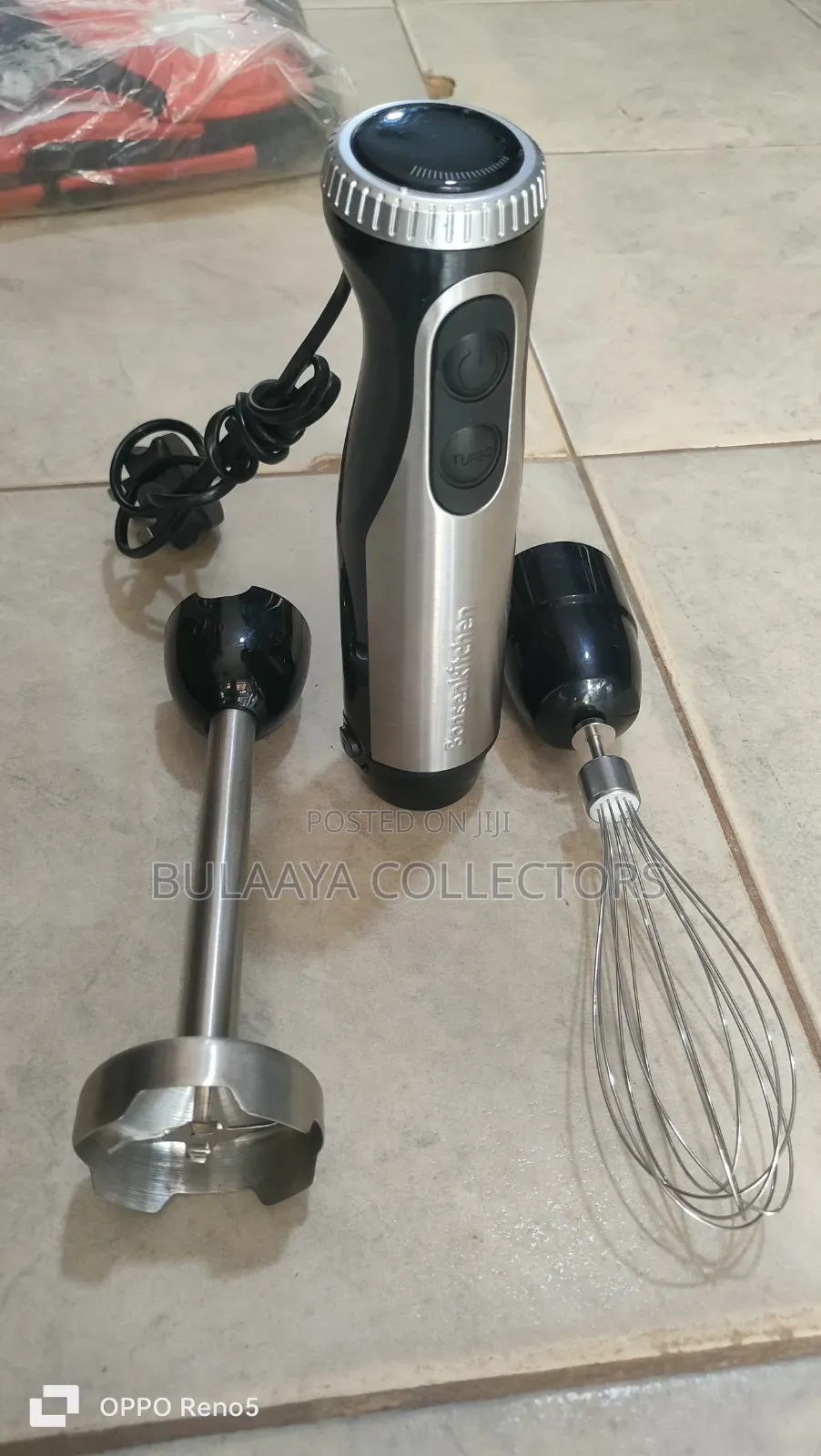 Uk Used Bonsenkitchen Immersion Hand Blender.