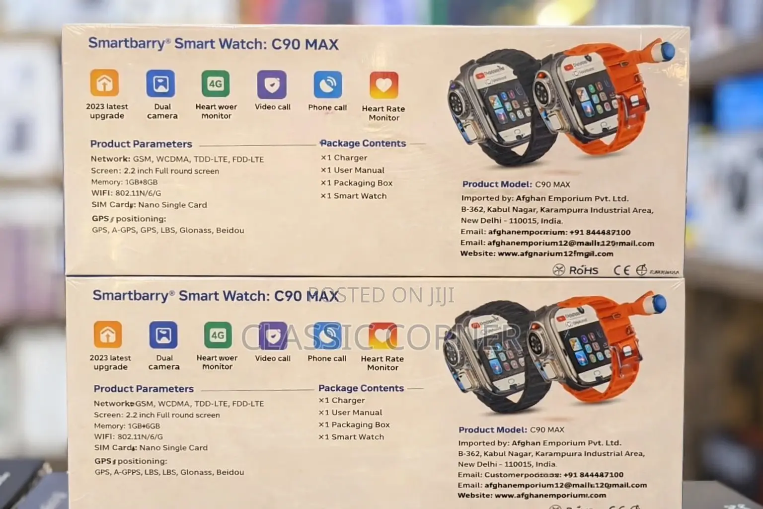 Smartbarry C90 Max With Simcard Slot