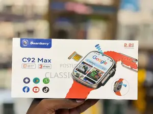 Smartbarry C92 Max Smartwatch With Simcard Slot and Camera