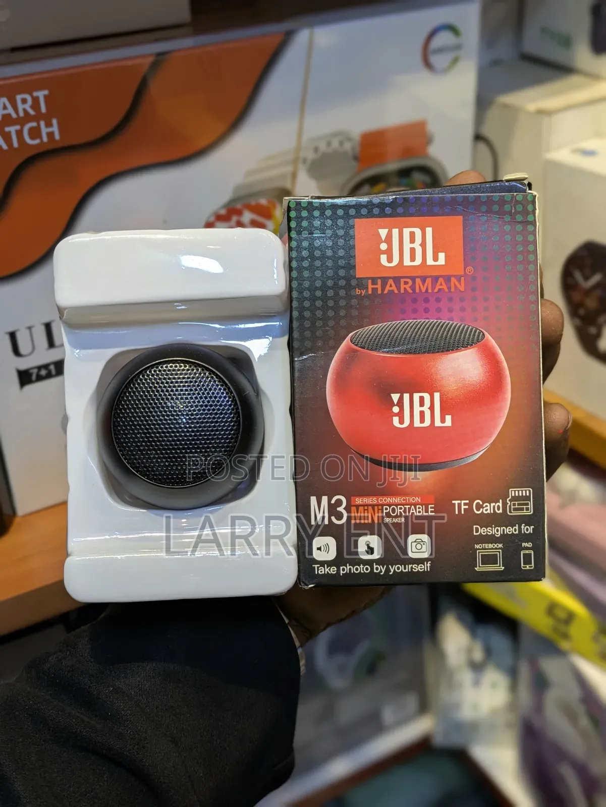JBL M3 Mini Portable Speaker – Bluetooth, Loud Bass, Small Size