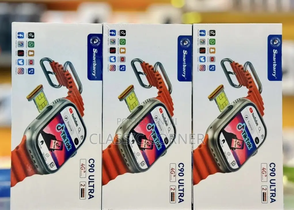Smartbarry C90 Ultra 4g Simcard Smartwatch