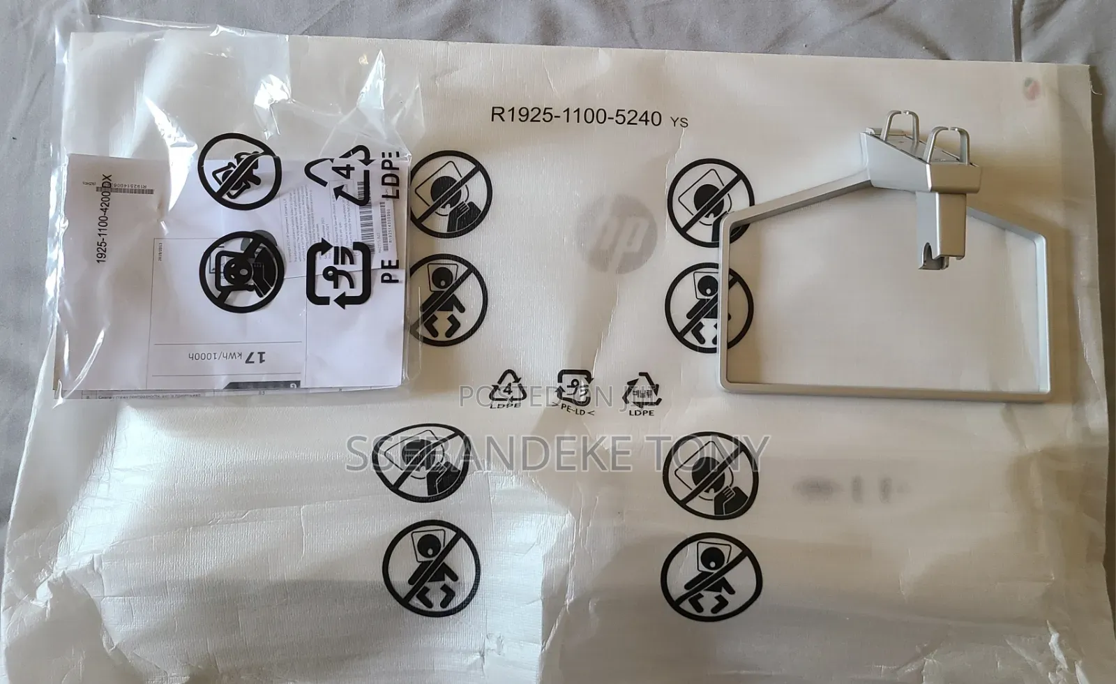 Hp M7fw+Computer Desk+Wireless Keyboard Mouse+Led Rgb Desk Pad for sale ...